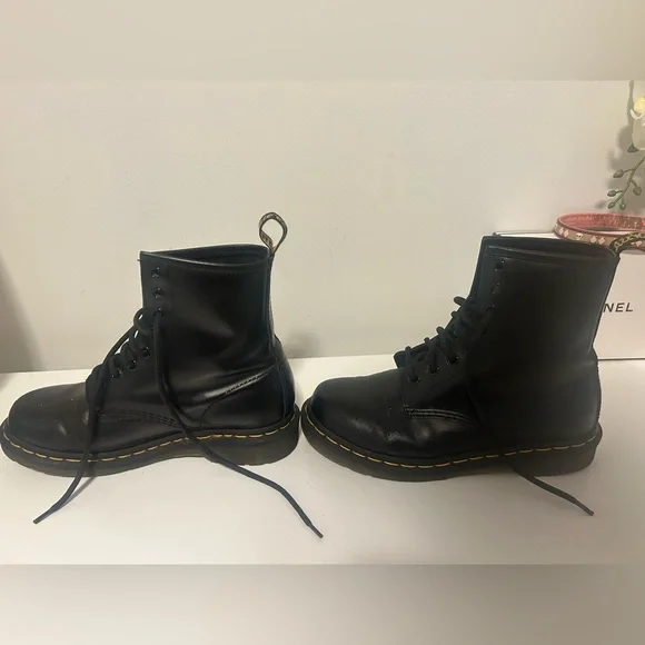 Dr. Martens Black Lace-Up Boots - Picture 2 of 8